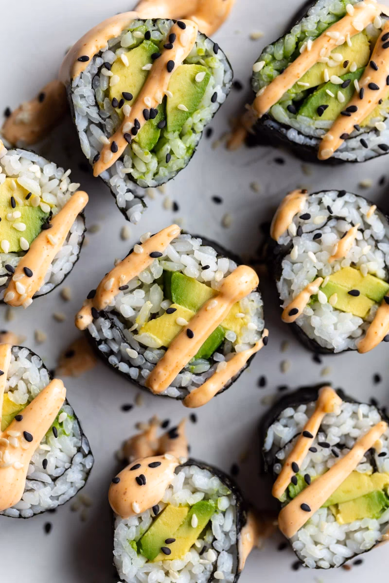 What are avocado maki rolls?