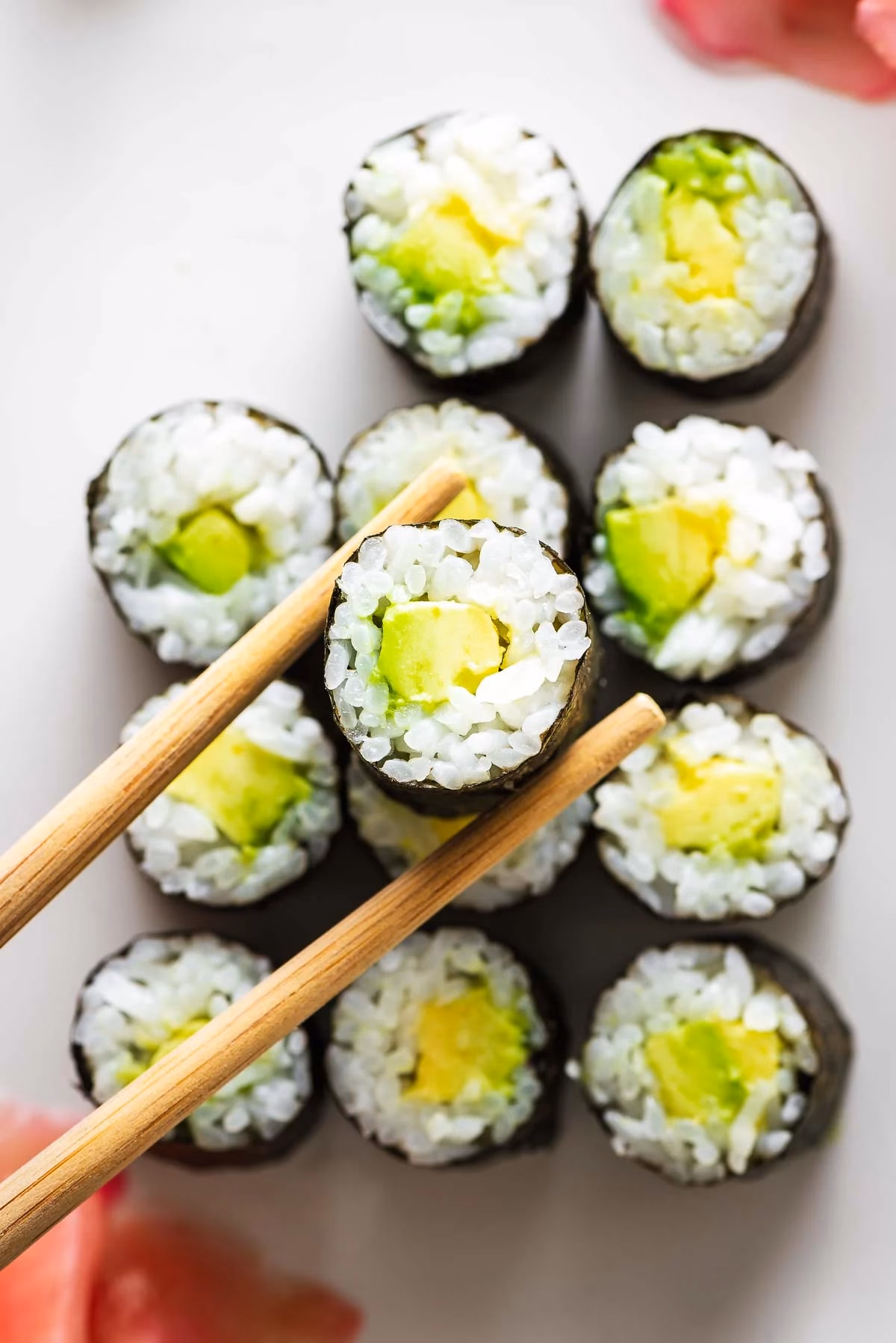 Are avocado rolls vegan?