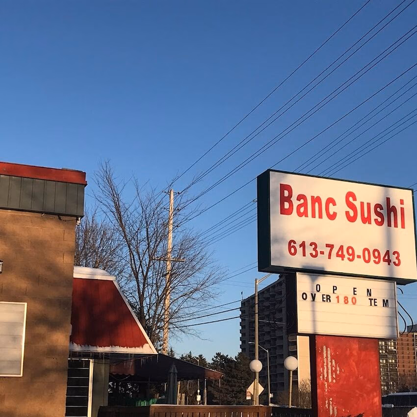 Where is Banc sushi in Ottawa?