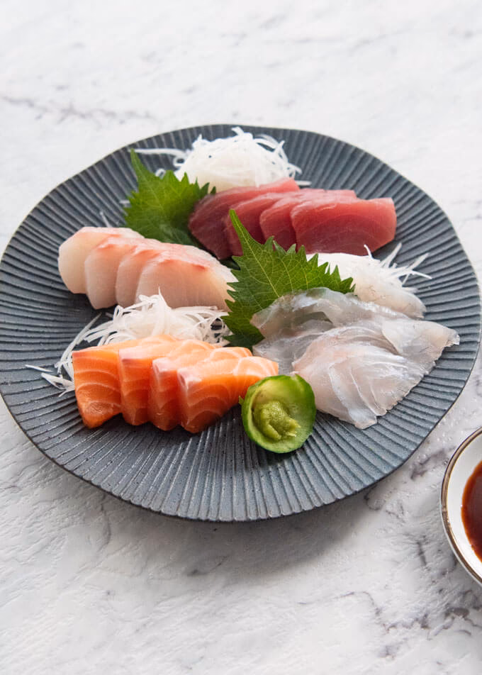 Is sashimi a good food in Japan?
