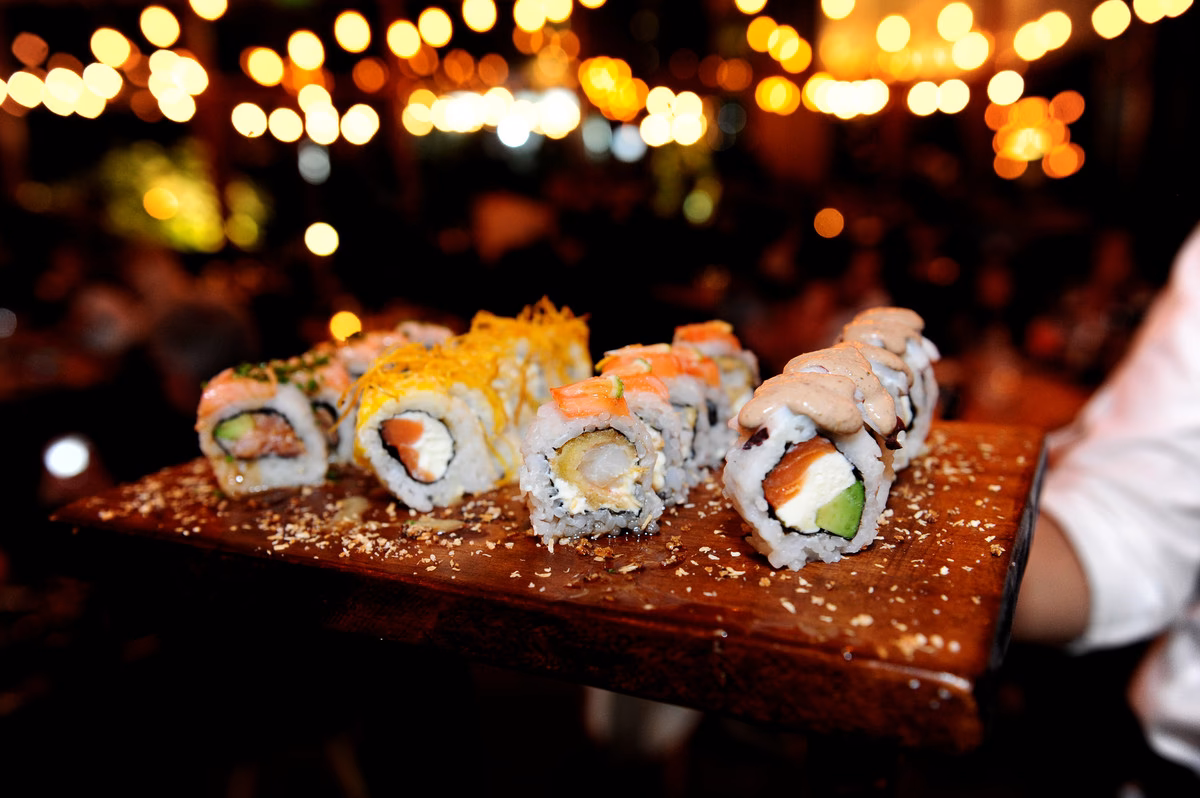 ¿Dónde se encuentra el sushi vegetariano?