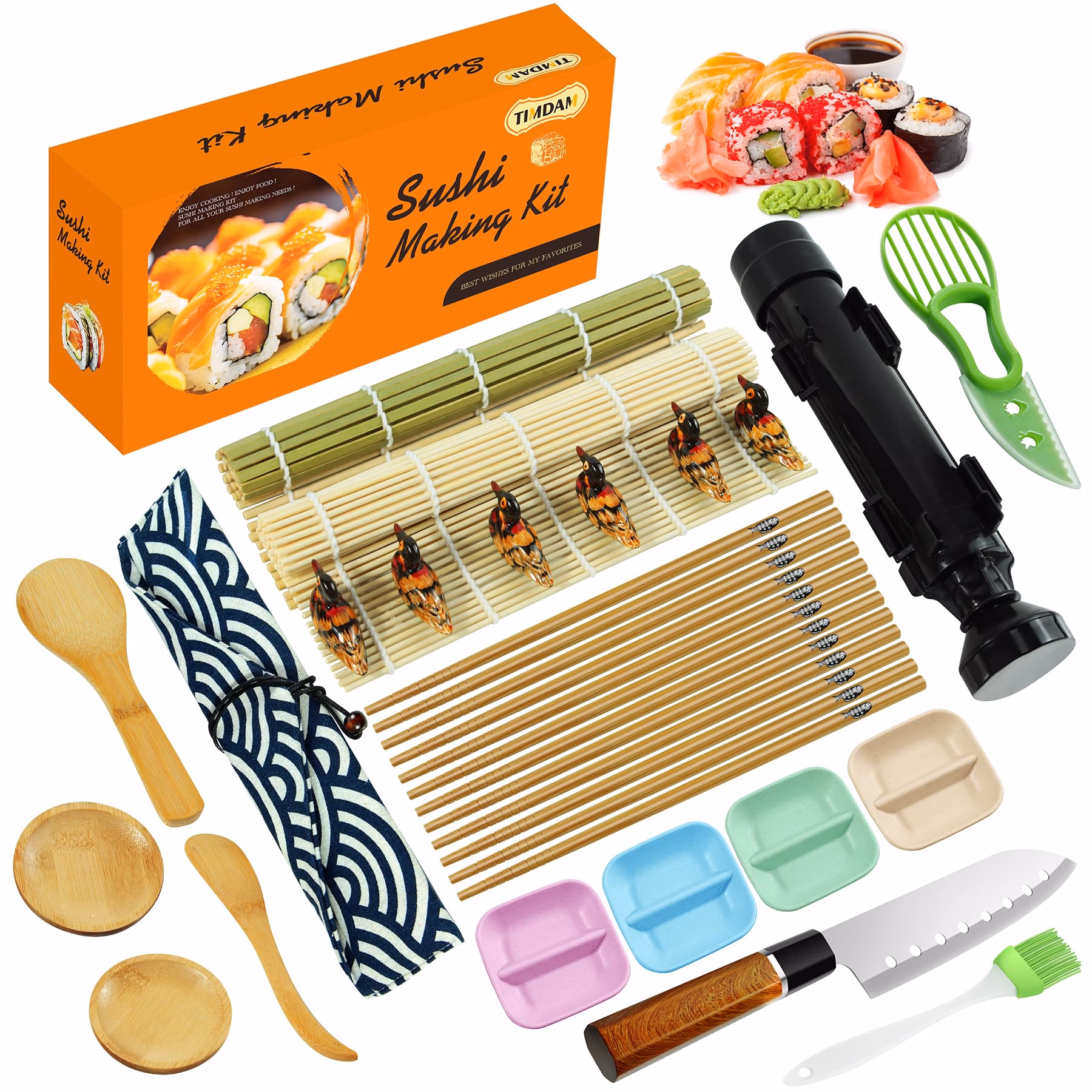 Can you create custom shaped sushi with this kit?
