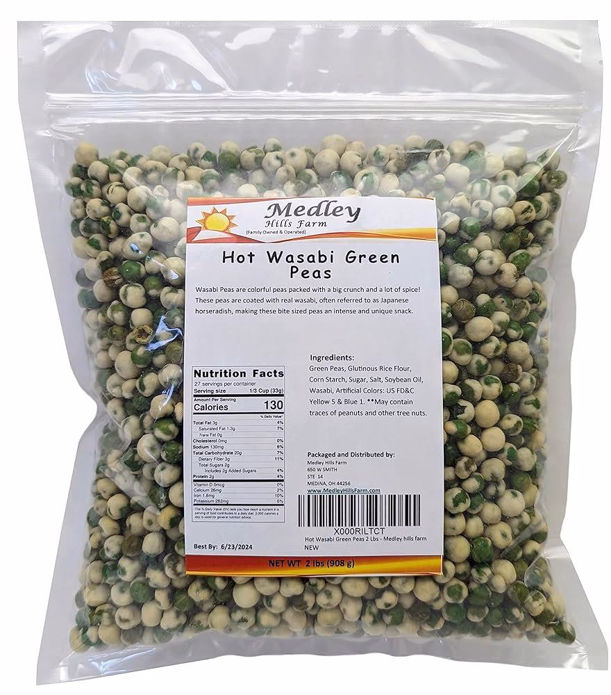 Are wasabi peas tasty?