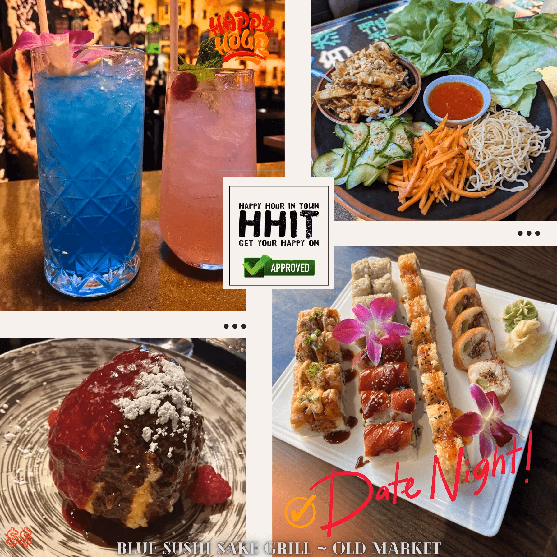 Does Blue sushi have happy hour?