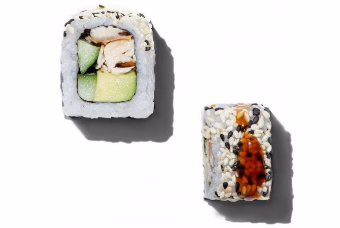 How much sugar is in uramaki sushi?