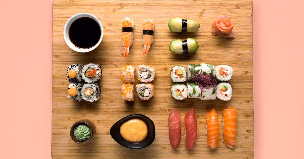Are sushi rolls high in carbs?