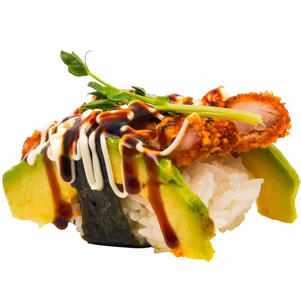 How to make nigiri with chicken schnitzel?