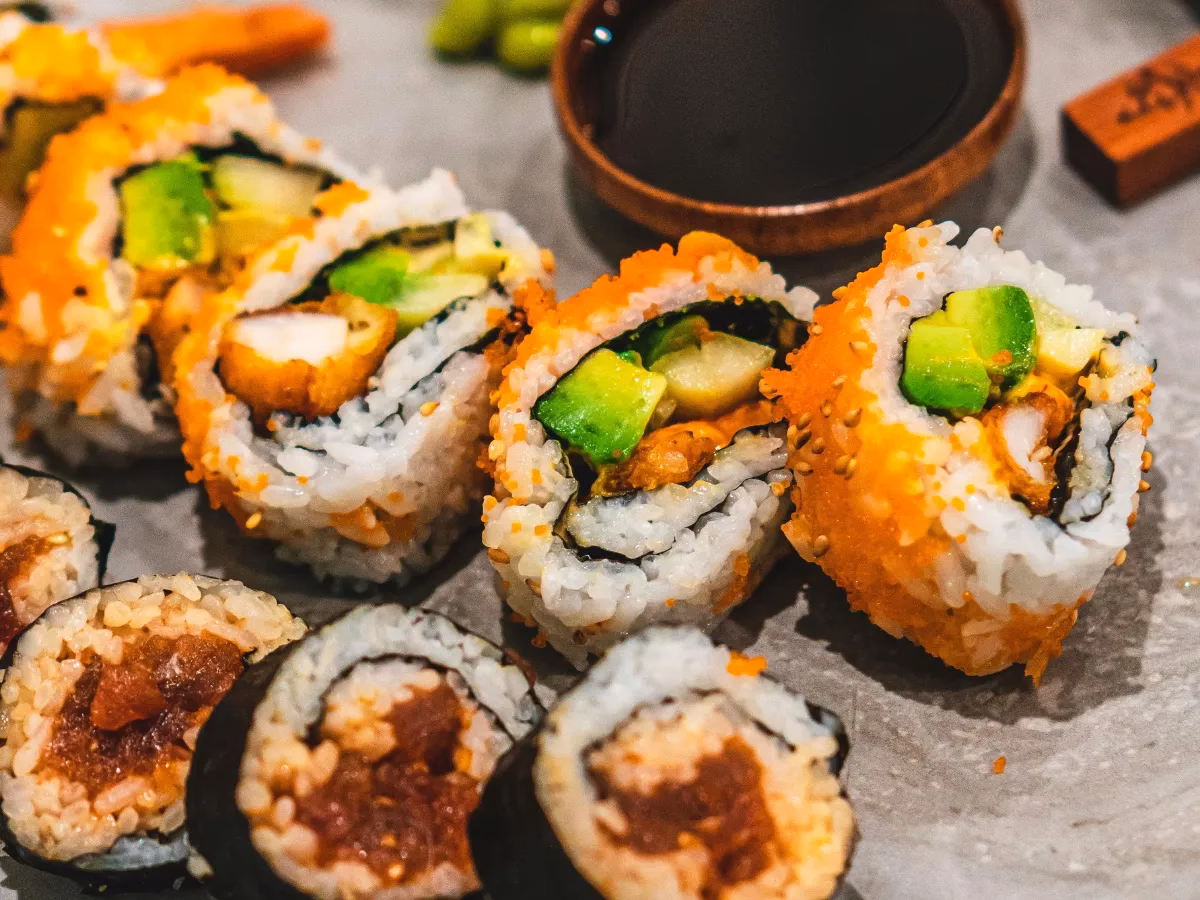 How to make teriyaki chicken sushi roll?