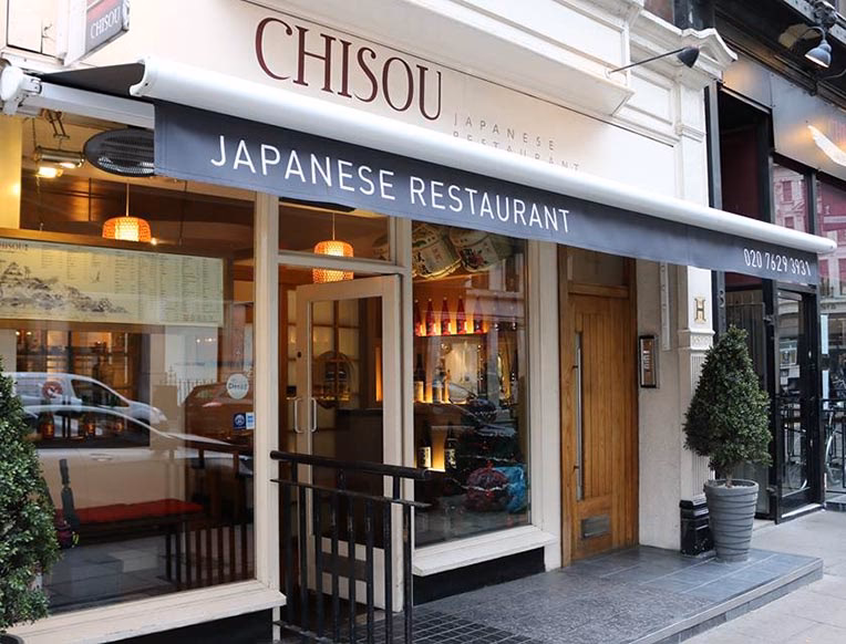 Does Chisou have a restaurant in London?