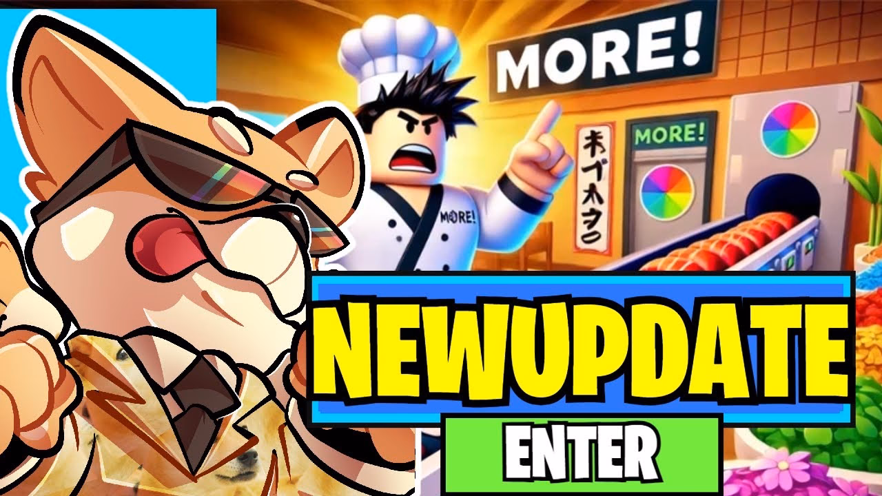 When did sushi shop tycoon Roblox last update?