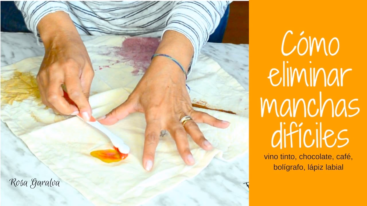 ¿Cómo eliminar las manchas de maquillaje?