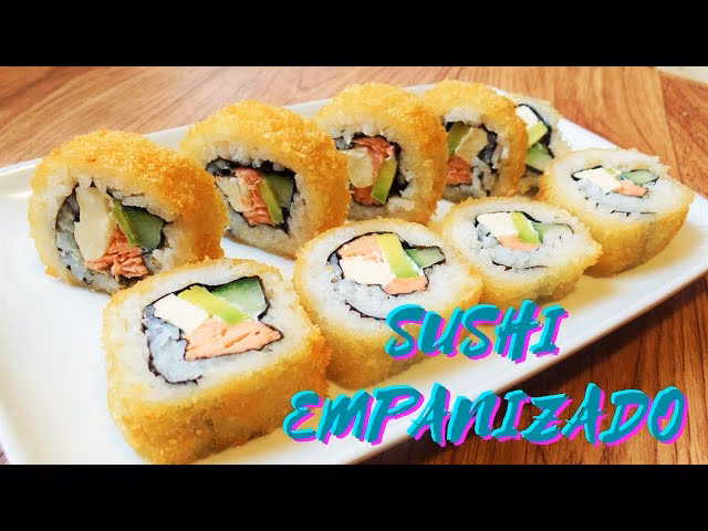 ¿Qué es el sushi de camarón empanizado?