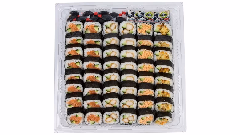 How long does it take to get a sushi platter from Costco?