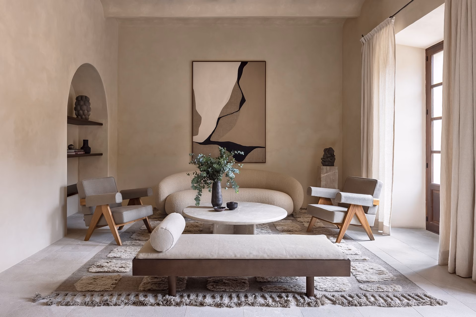 ¿Qué materiales se usan para crear casas wabi-sabi?