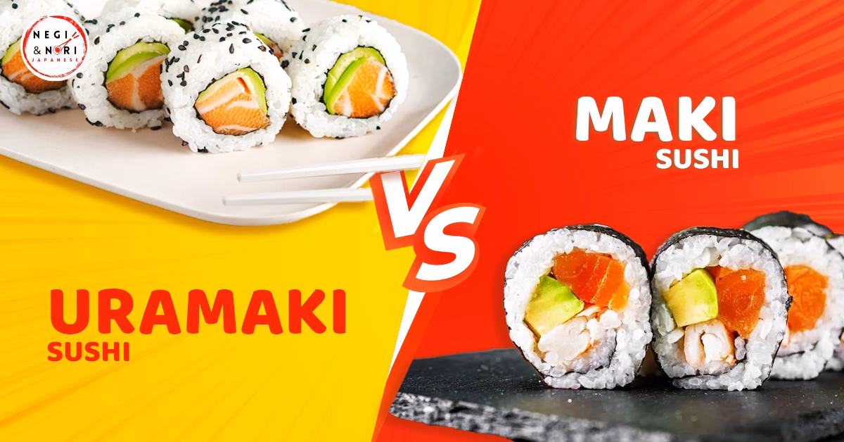 What is the difference between a Maki and a rice roll?