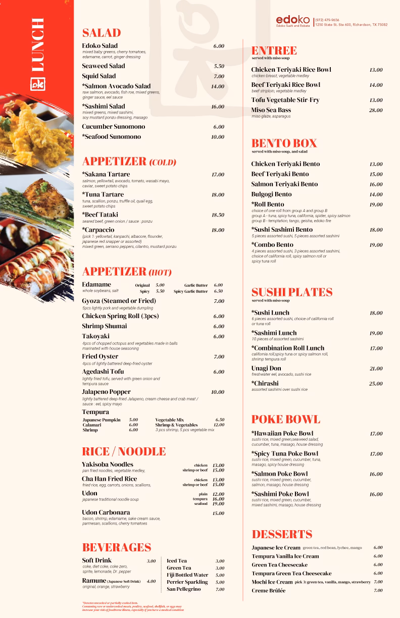 What is edoko sushi & robata?