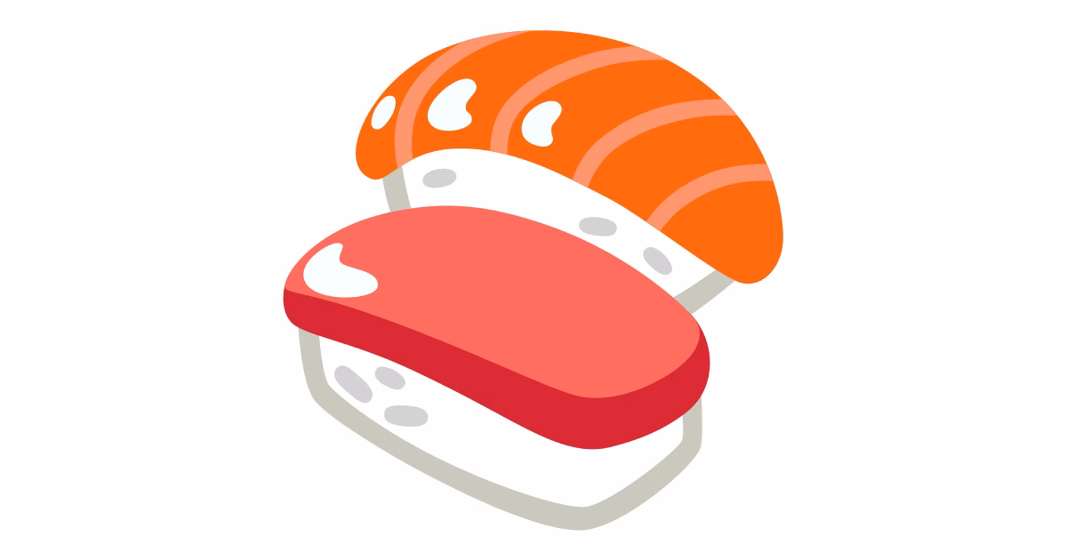 ¿Qué significa el emoji de sushi?
