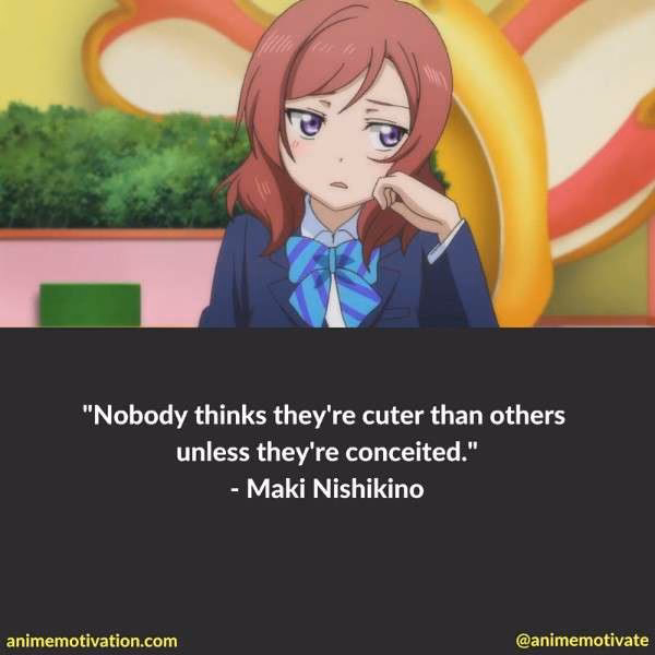 ¿Qué reflexiones ofrecen las citas breves de Maki Nishikino?
