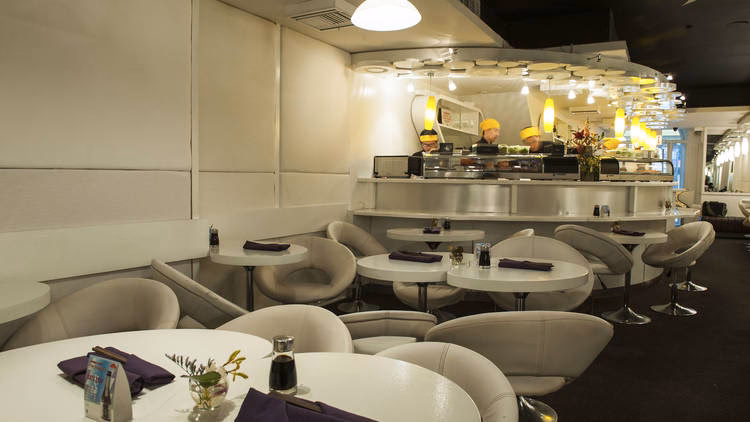 Why eat sushi at sushi bar?