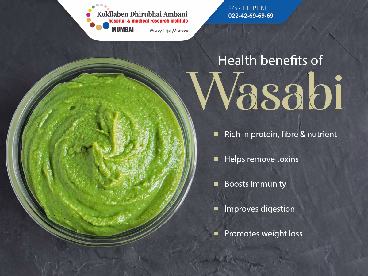 What are the health benefits of wasabi?