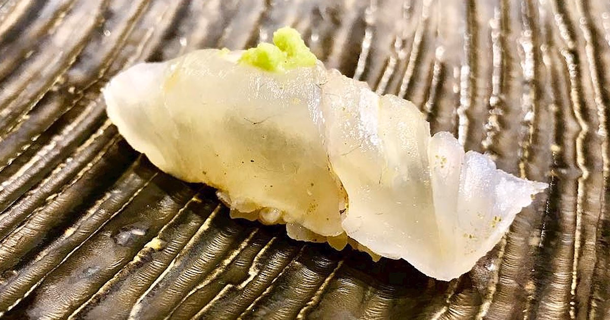 What is hirame sushi?