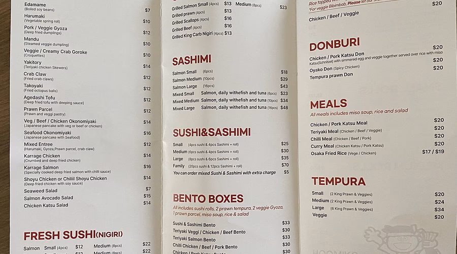 Where is hoomiko sushi?