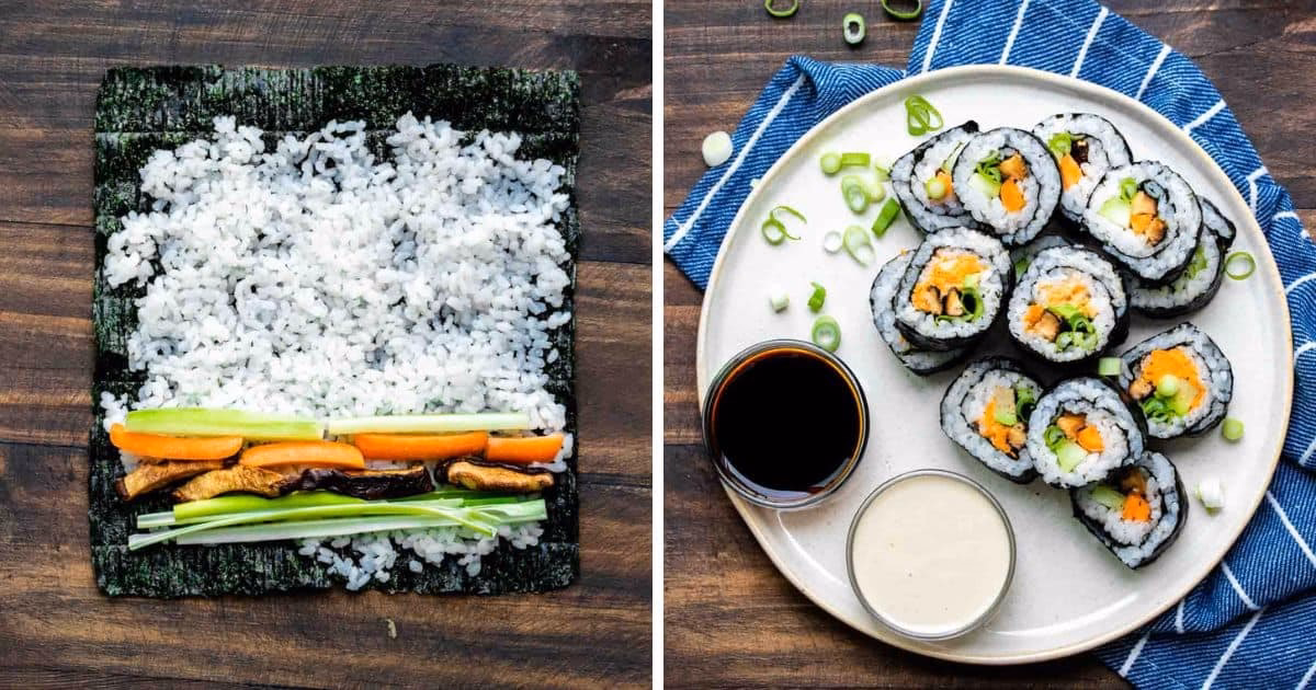 Can you make vegetarian sushi at home?