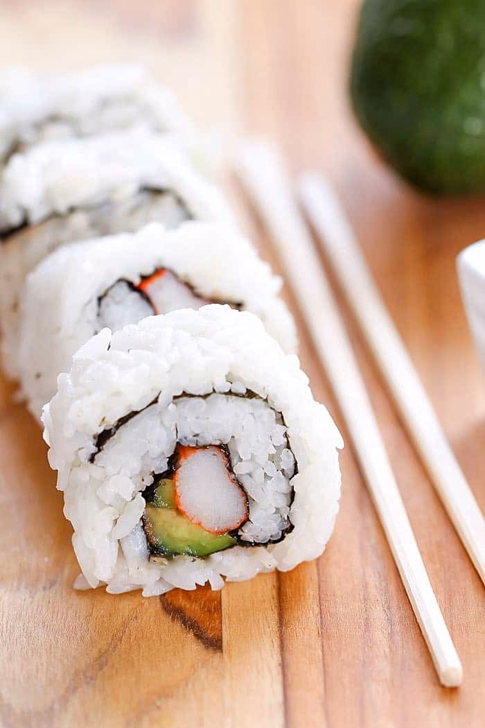 Is sushi California roll healthy?