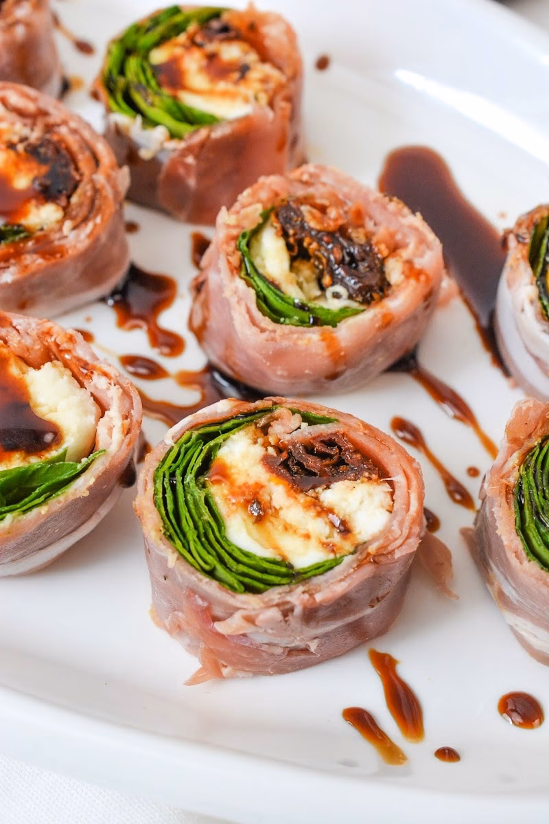What are Italian charcuterie sushi rolls?