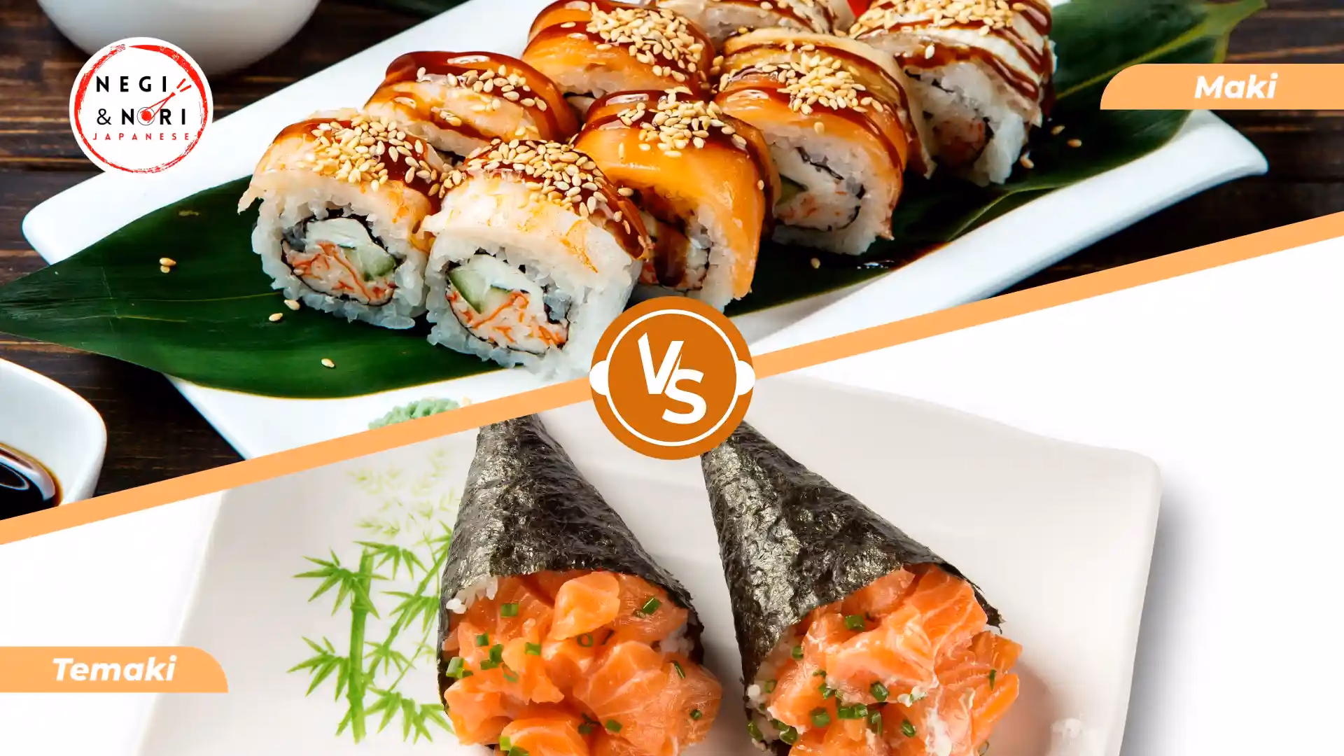 What is the difference between temaki and futomaki?