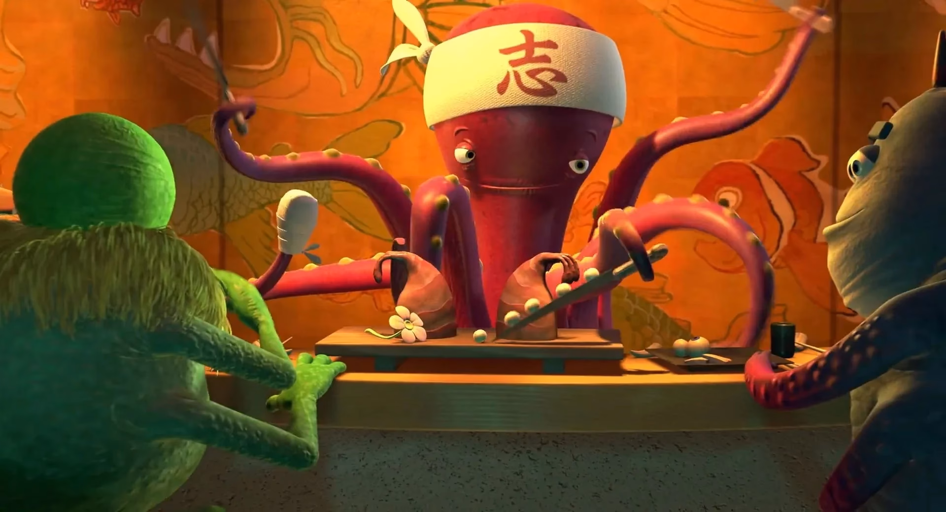 Who is the chef in Monsters Inc?