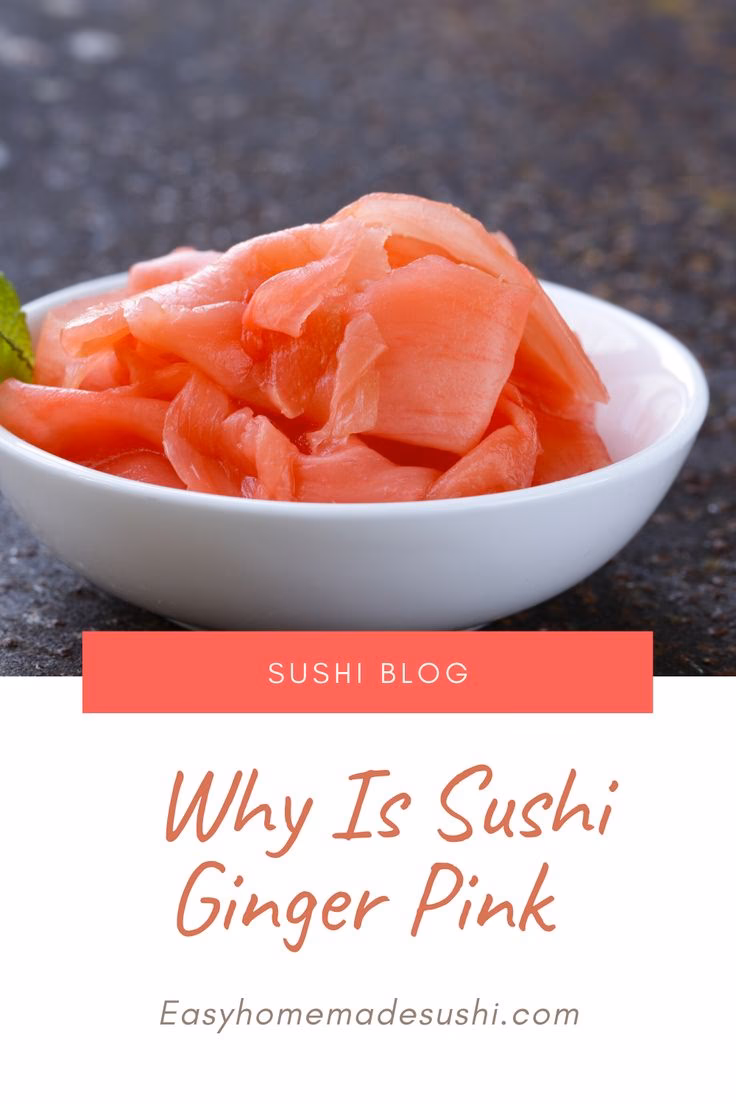 Does sushi ginger have a pink tint?