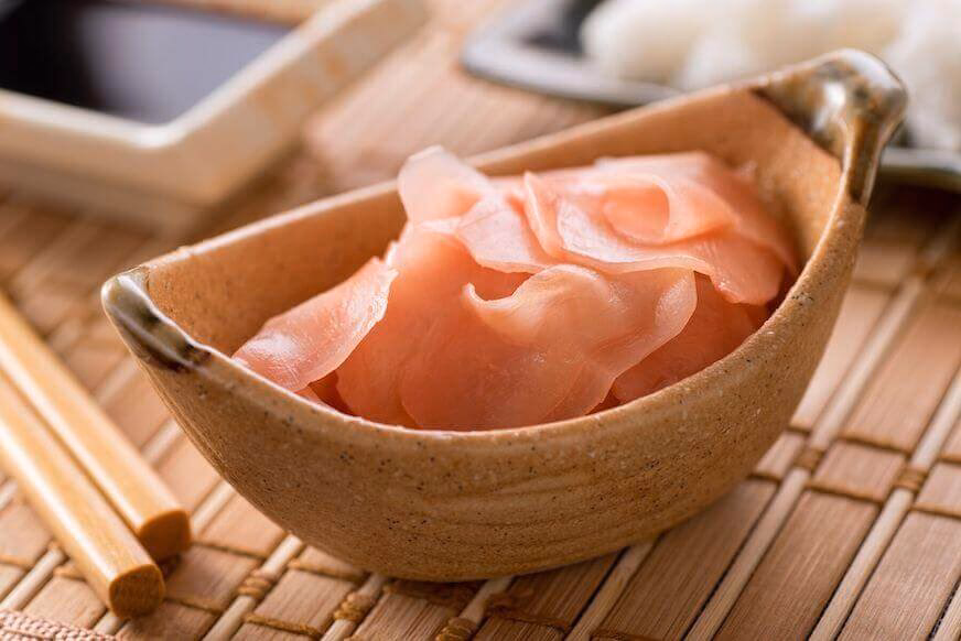 What is pickled ginger in sushi?