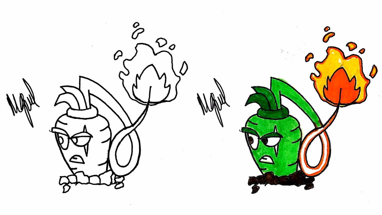 What can you color in Plants vs Zombies?