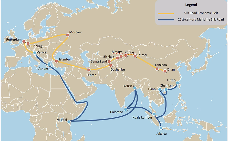¿Cuáles son los desafíos de la ruta de la seda?