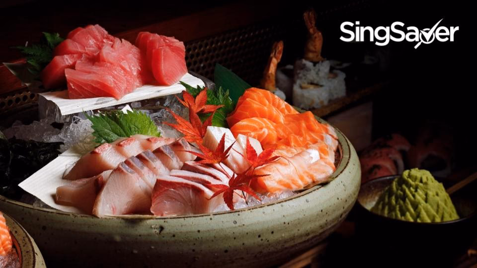 What kind of sashimi is served in Singapore?