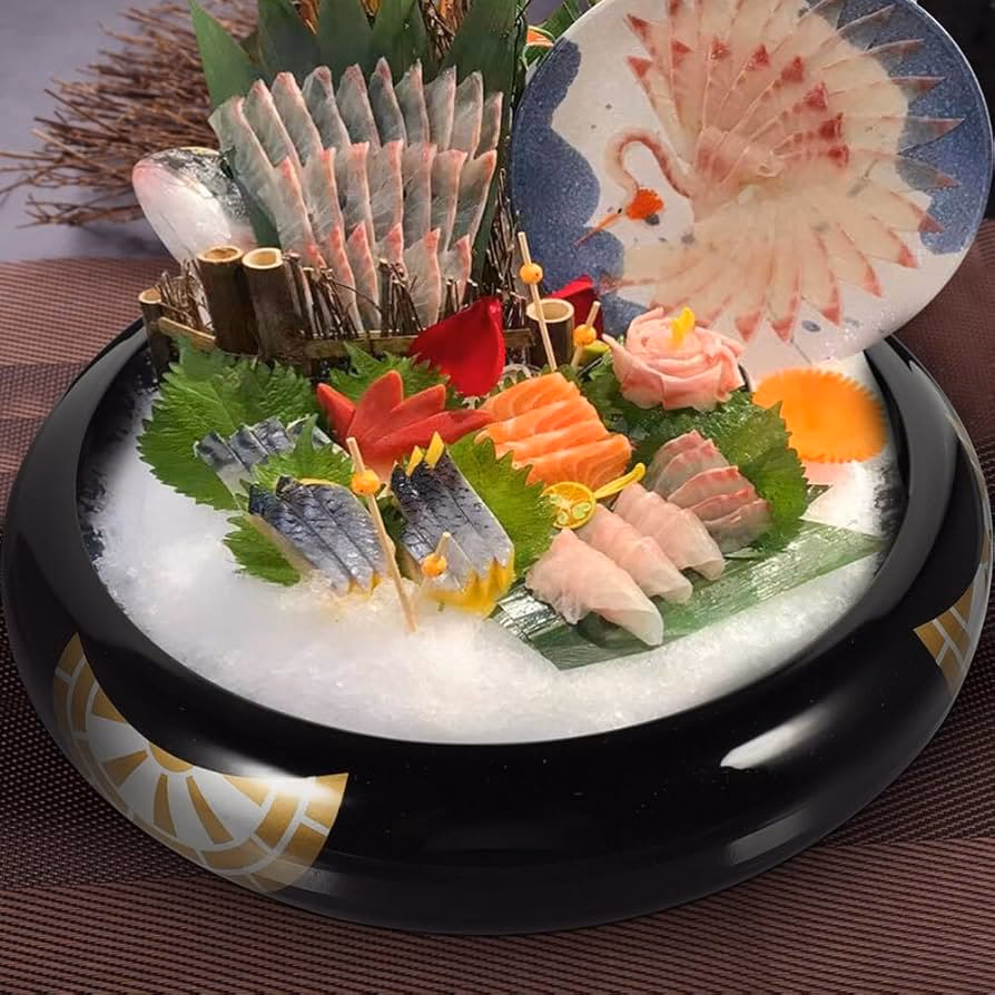 How do you get sashimi plate?