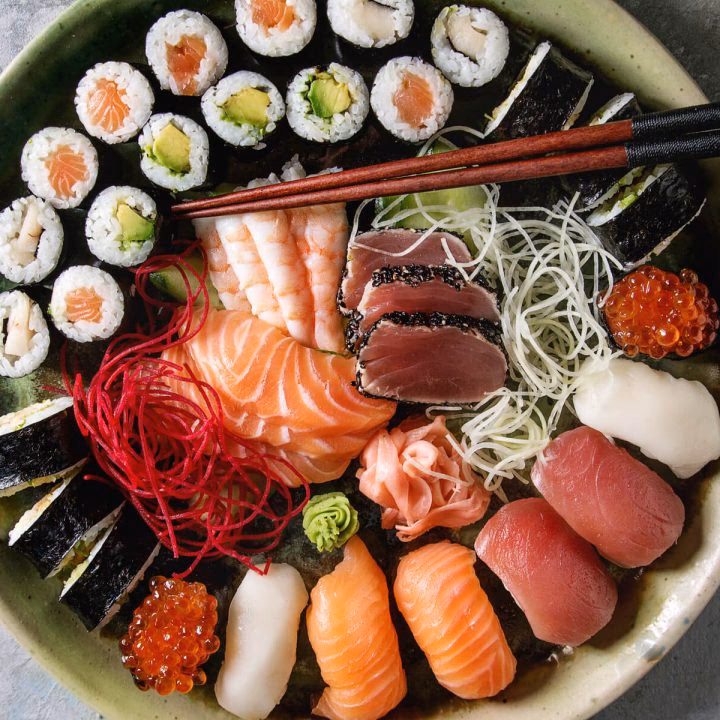 Is sashimi a healthy food?