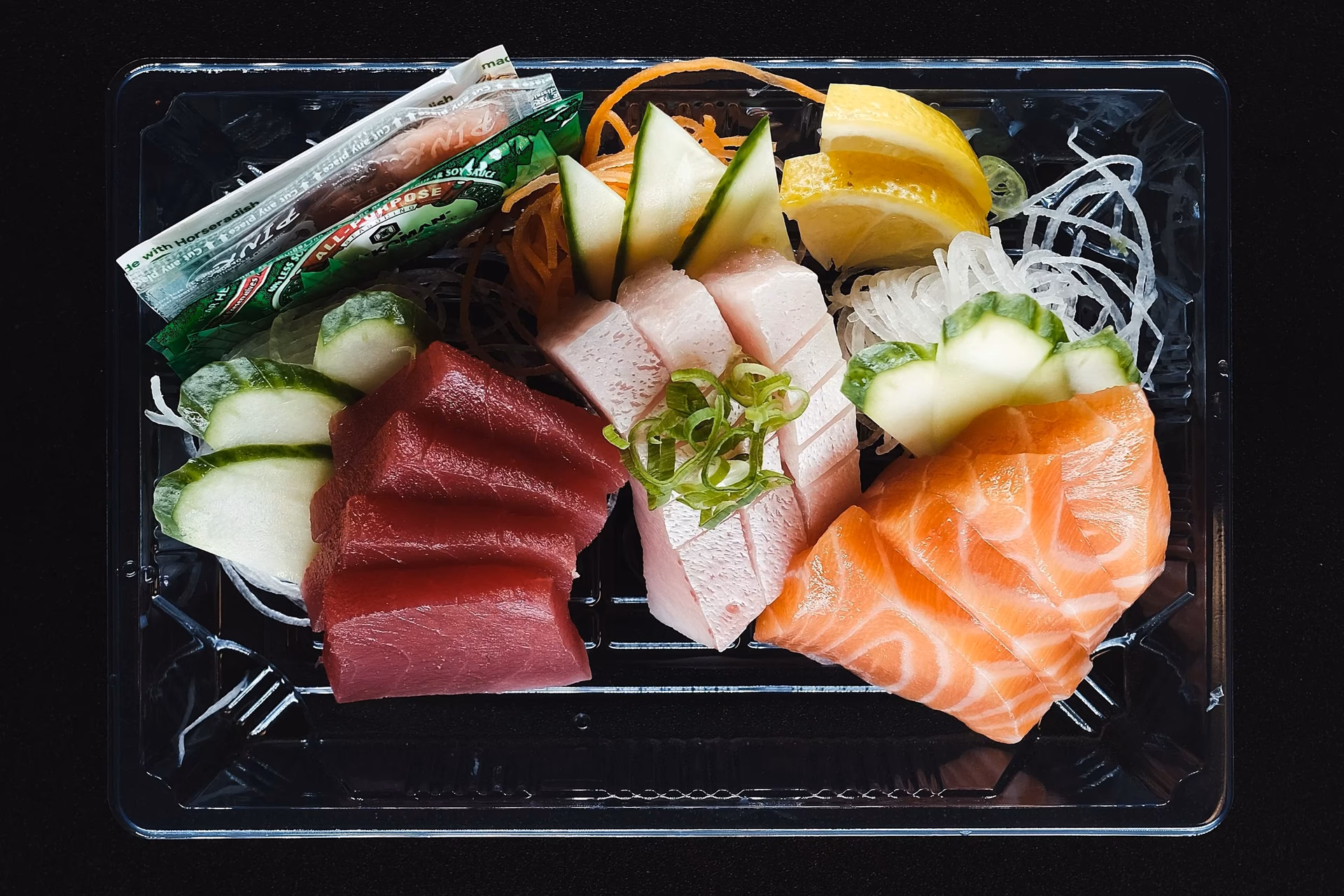 What is sashimi made of?