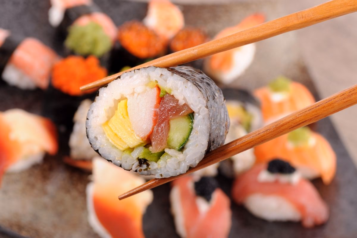 ¿Por qué no se congela el sushi?