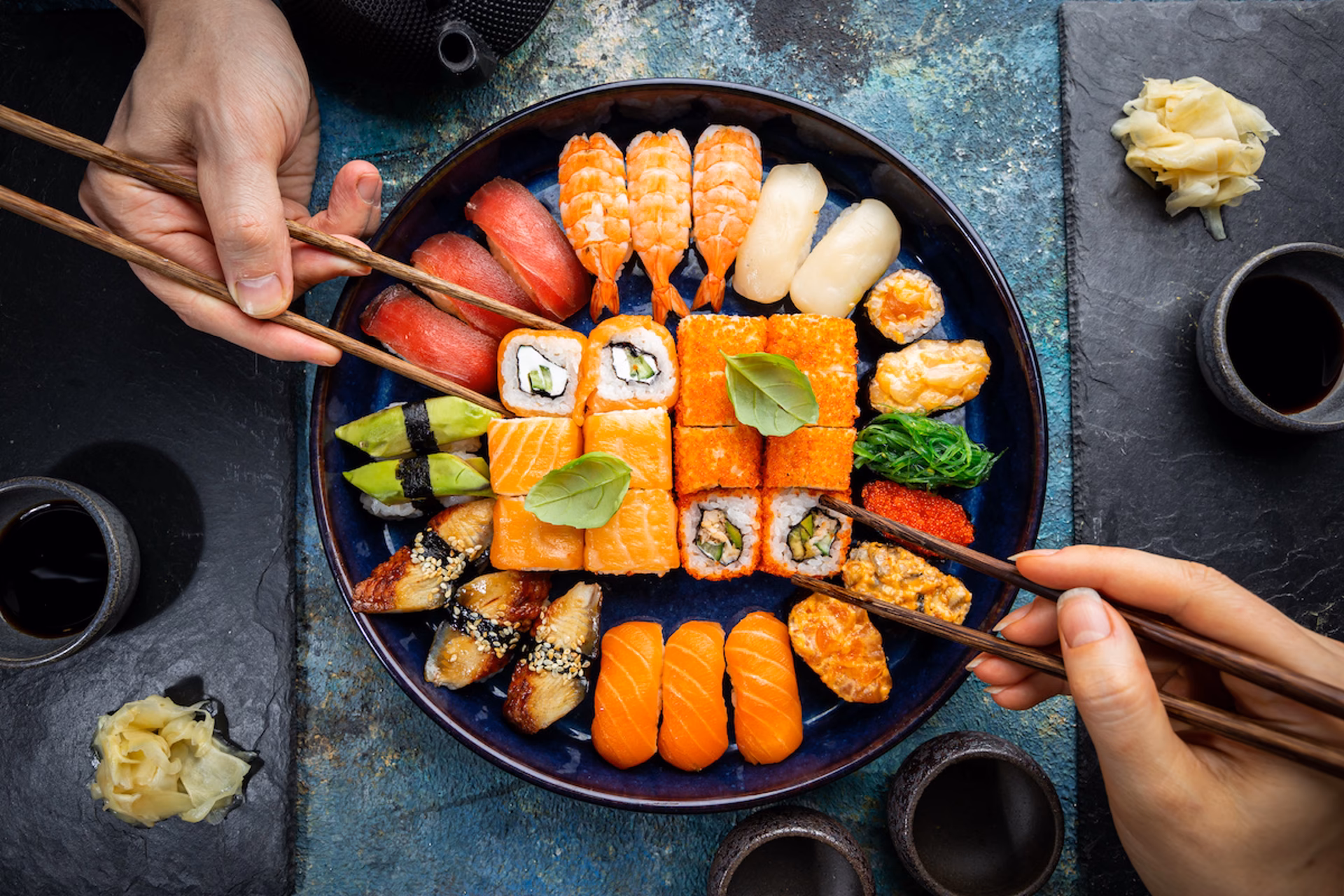 ¿Cuáles son las raíces del sushi?