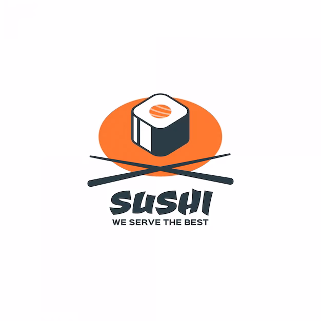 Where can I find high-quality sushi logo images?