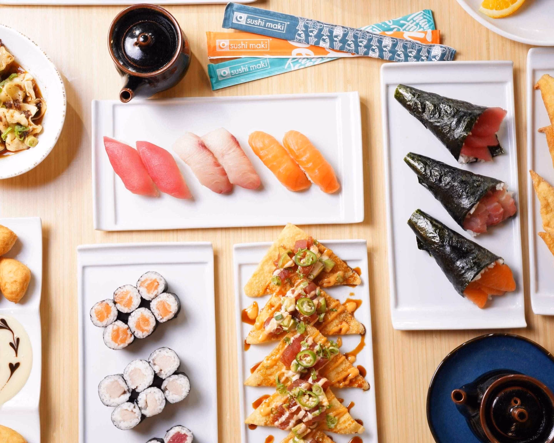 Who is sushi Maki catering?