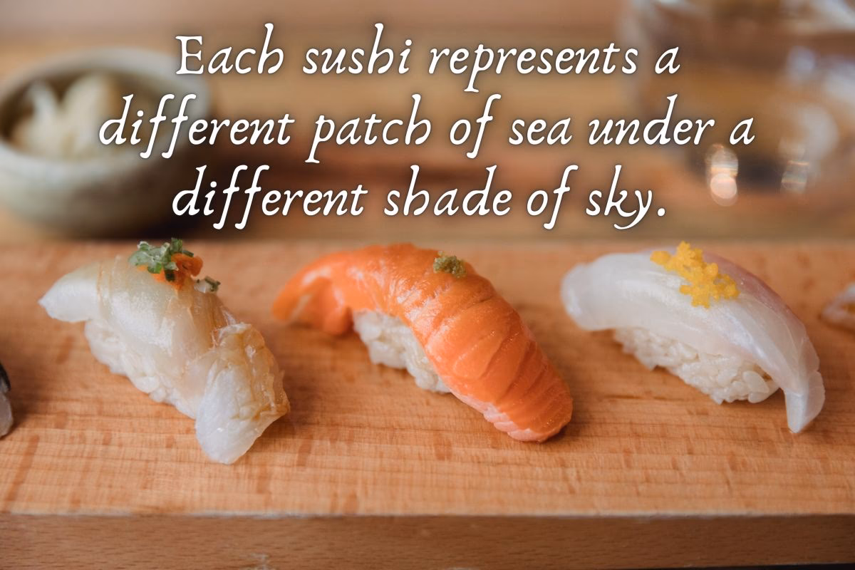 What are some funny Instagram captions & quotes about sushi?