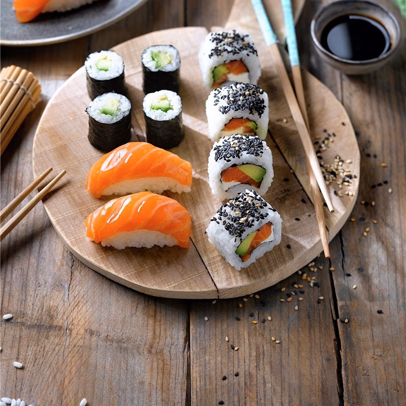 ¿Cómo preparar el relleno del sushi?