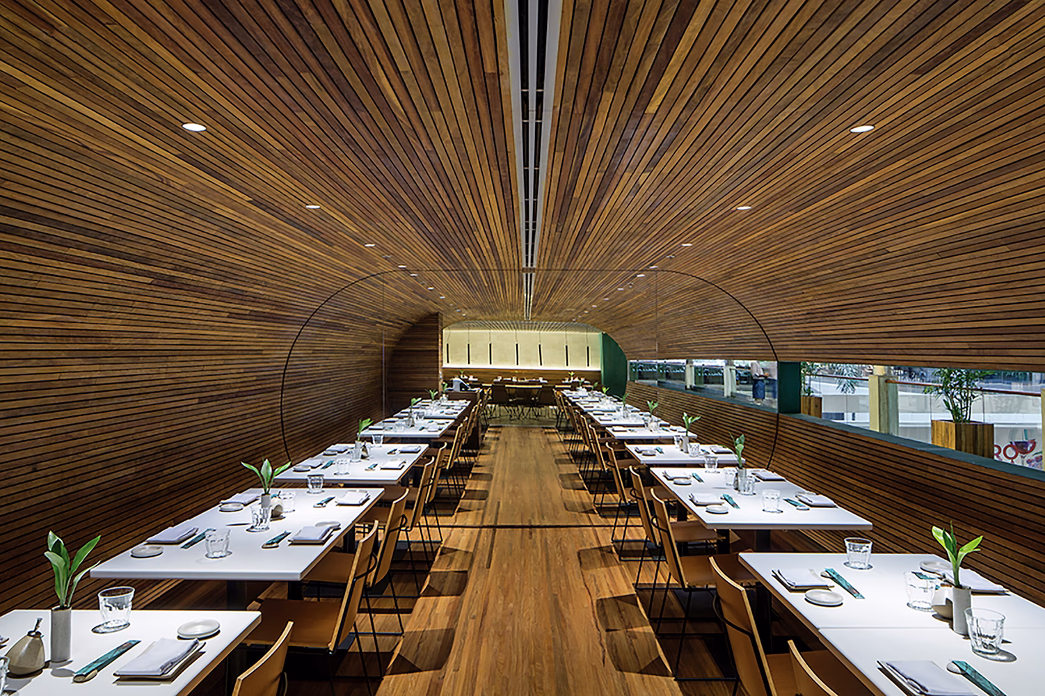How do you design a sushi restaurant interior?
