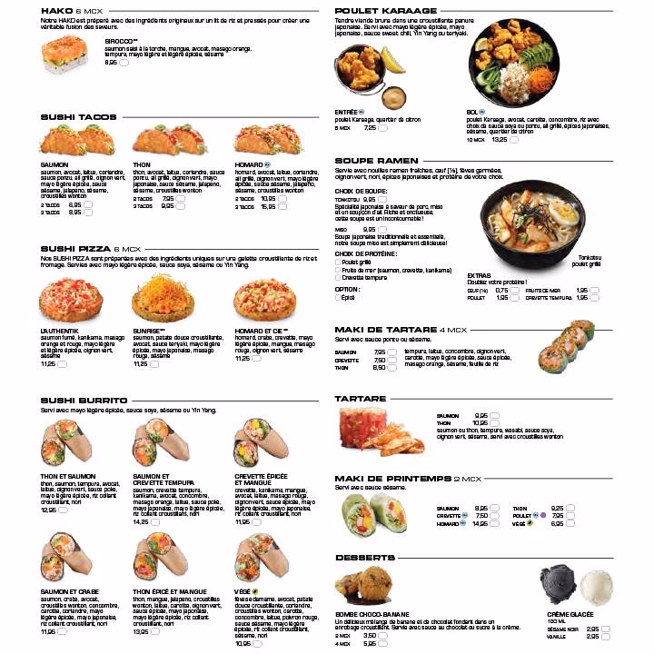 Is sushi high in calories?