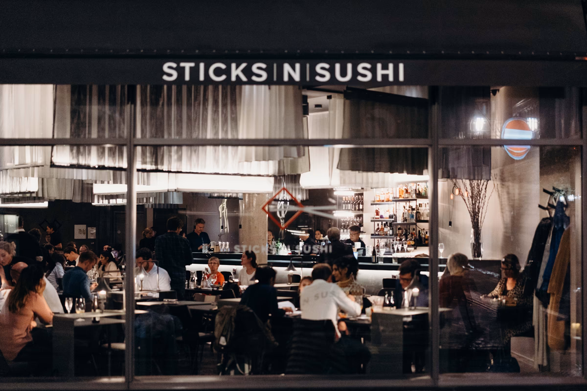 Where is Sticks'n'Sushi in London?
