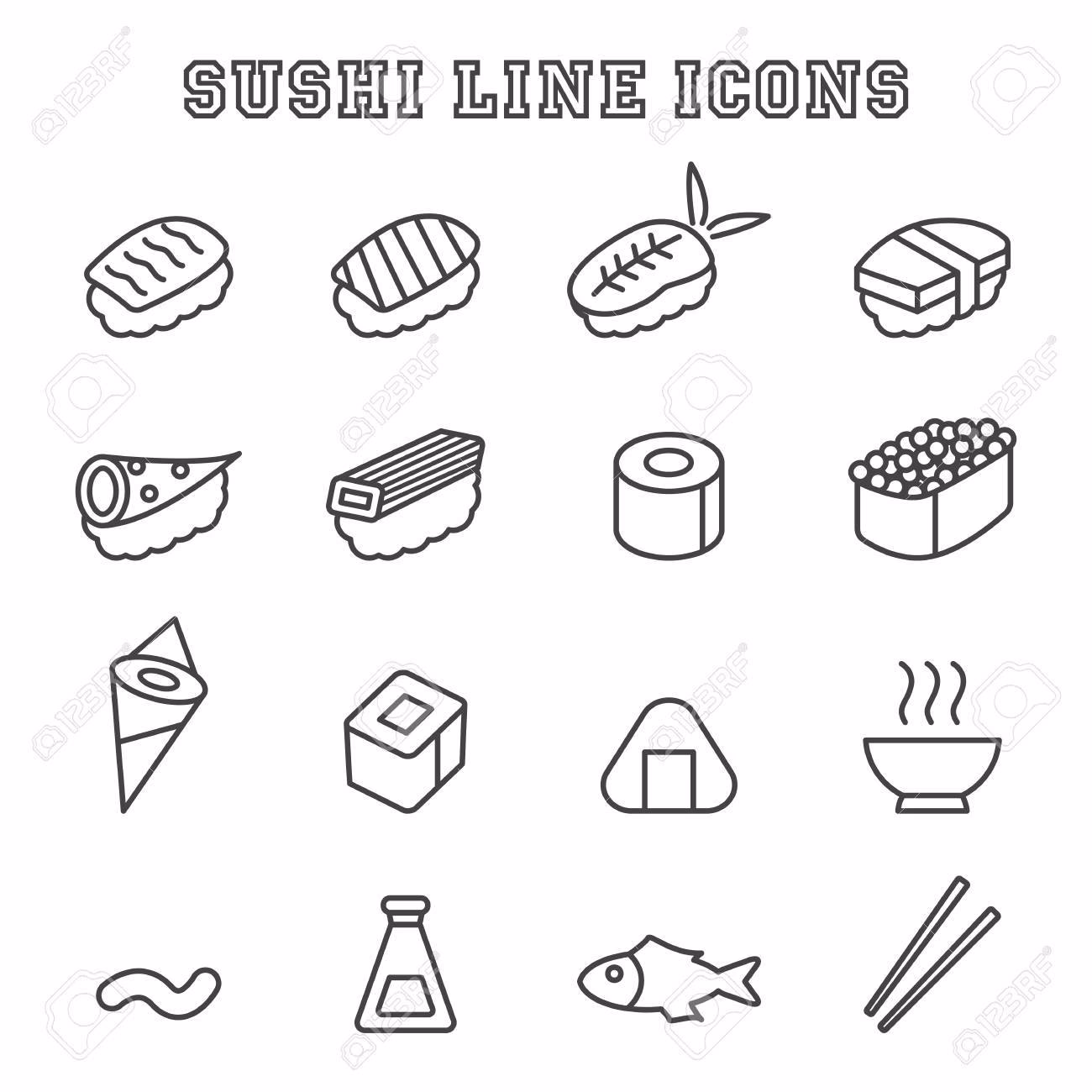 What does the sushi emoji mean?