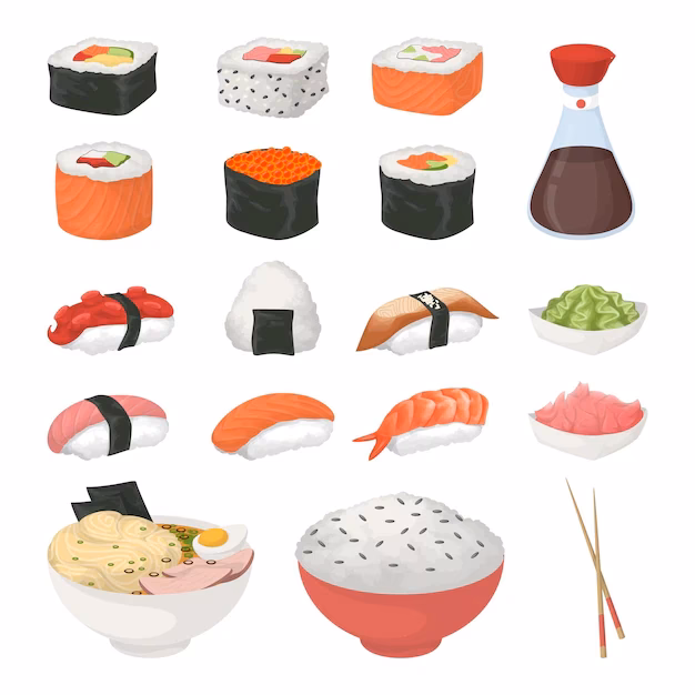 How many sushi vectors are there?